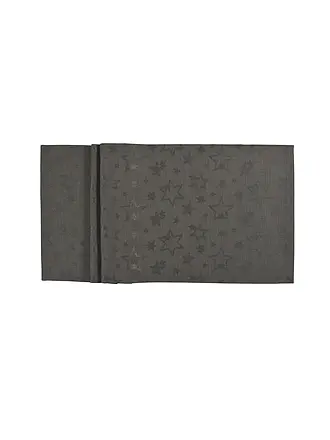 SANDER | Weihnachts Tischläufer 50x140cm Jade | grau